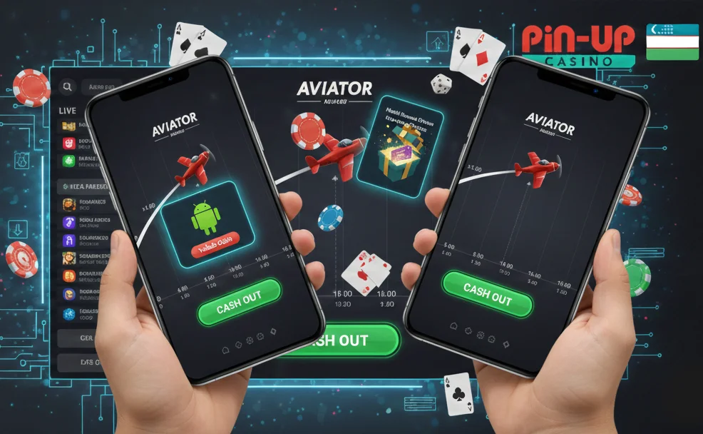 Pin Up mobil ilovasida o'ynang